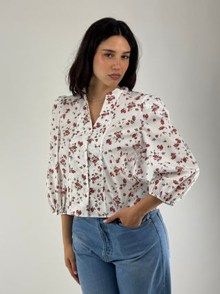 Camicia fiori - S26CA85