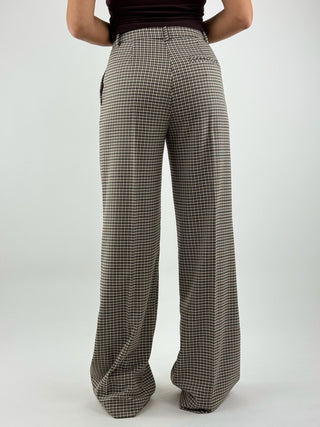 Pantalone a gamba dritta piedpoule - 17206/4596