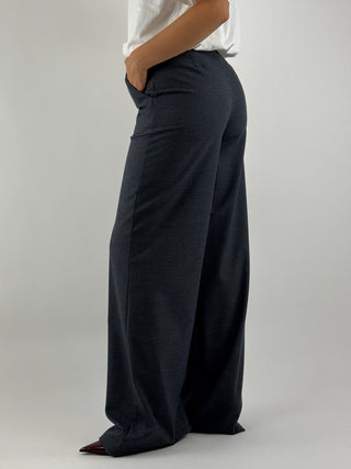 Pantalone quadro a palazzo - 12406