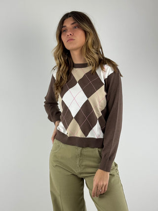 Maglia rombi - P6HMJ03A418