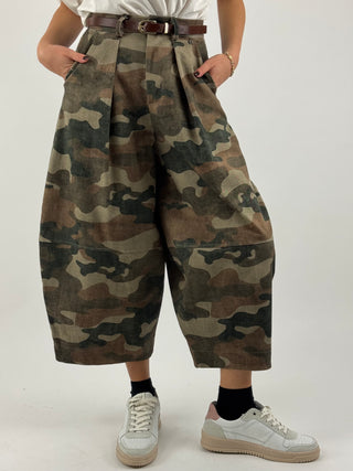Pantaloni camouflage - P067B171