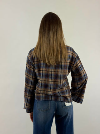 Blusa a quadri - W26C879