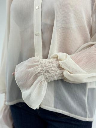 Camicia manica ampia - C10309MO