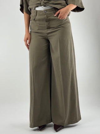 Pantalone palazzo con taschine sul retro - P212A210