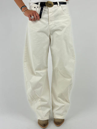 Pantalone baloon con cintura - W26P231