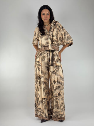 Camicia fantasia foglie - PP402T402F