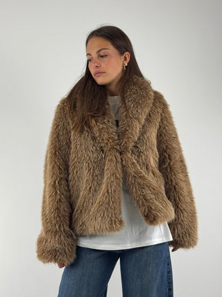 Giacca Teddy in ecopelliccia - 225036L