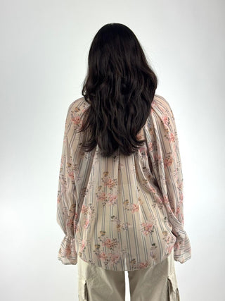Camicia fantasia con fiocco - CNO-Q116