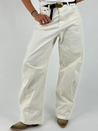 Pantalone baloon con cintura - W26P231