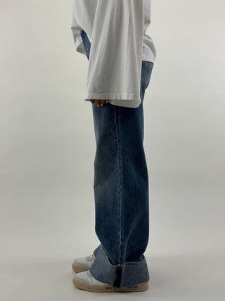 Jeans relaxed wide leg - G051-HATM39
