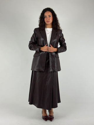 Giacca ecopelle - PP432T18