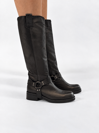 Stivale alto in pelle - 4612