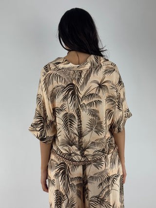 Camicia fantasia foglie - PP402T402F