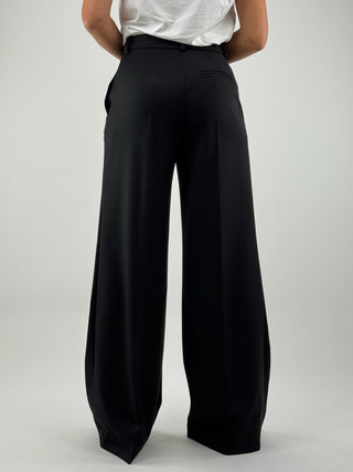 Pantalone vita alta a gamba dritta - 17206/3060