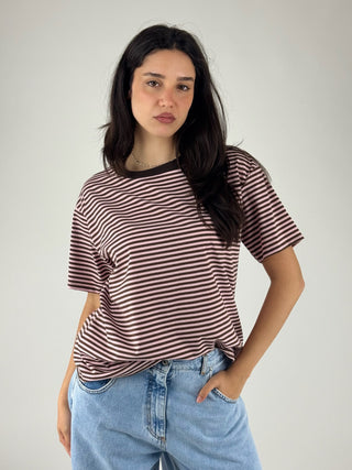 T-shirt a righe - V02F0880