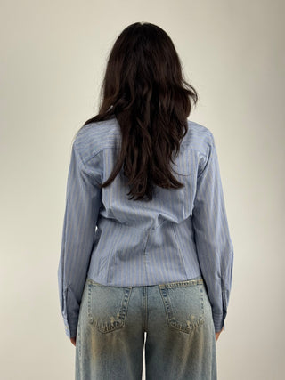 Camicia gessata - D02E0875
