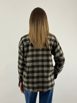 Camicia check con frange - W26C787o