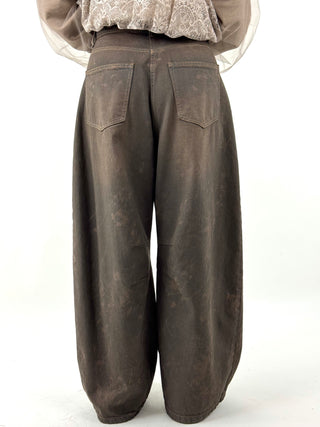 Jeans Baggy Effetto Vintage - D03E0401