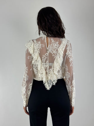 Blusa volant - S40M0263