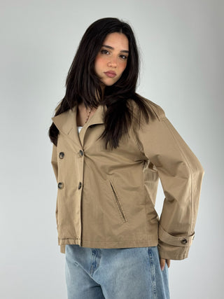 Trench corto doppio petto - 26T800