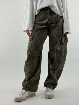 Pantalone cargo camouflage - JSUSY131