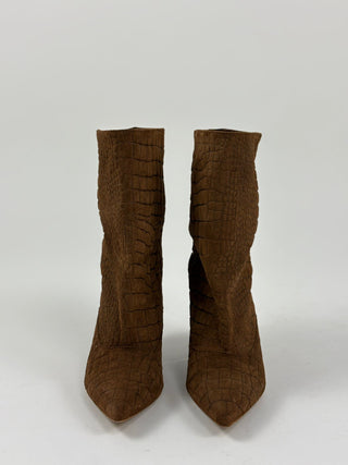 Stivaletto effetto coccodrillo SS26AT476