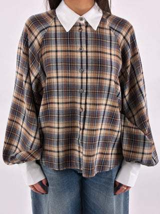 Camicia over in check - W26CA07