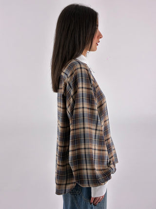 Camicia over in check - W26CA07