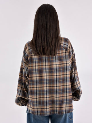 Camicia over in check - W26CA07