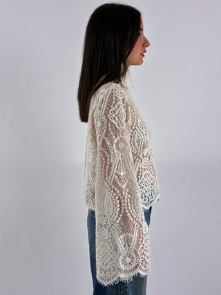 Maglia in pizzo - W26MA16