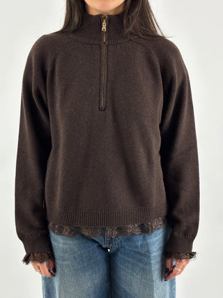 Lupetto in maglia a collo alto - D82588/APP1