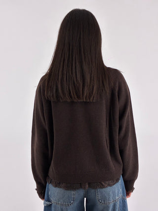 Lupetto in maglia a collo alto - D82588/APP1