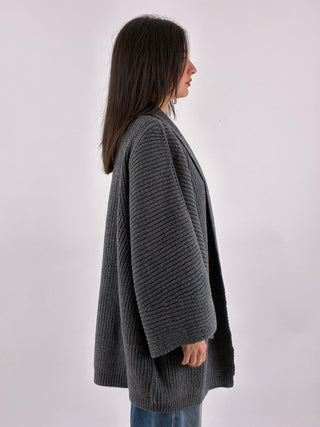 Cardigan lungo in maglia - 5AC5105