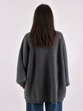 Cardigan lungo in maglia - 5AC5105