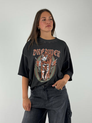 T-shirt stampa tigre - TMA-P028