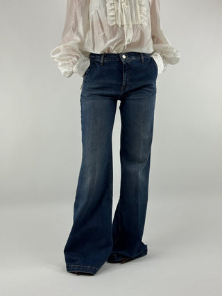 Jeans 'Elena' a zampa - DF5103