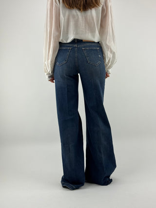 Jeans 'Elena' a zampa - DF5103