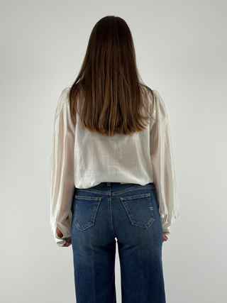 Camicia con rouches - TF0256