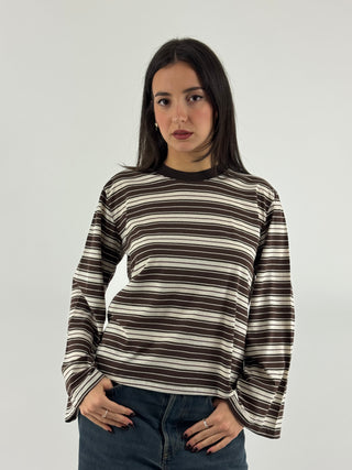 T-shirt over a righe - SH005215