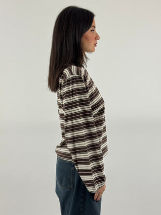 T-shirt over a righe - SH005215