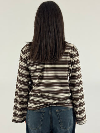 T-shirt over a righe - SH005215