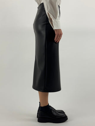 Gonna midi in ecopelle - 26612